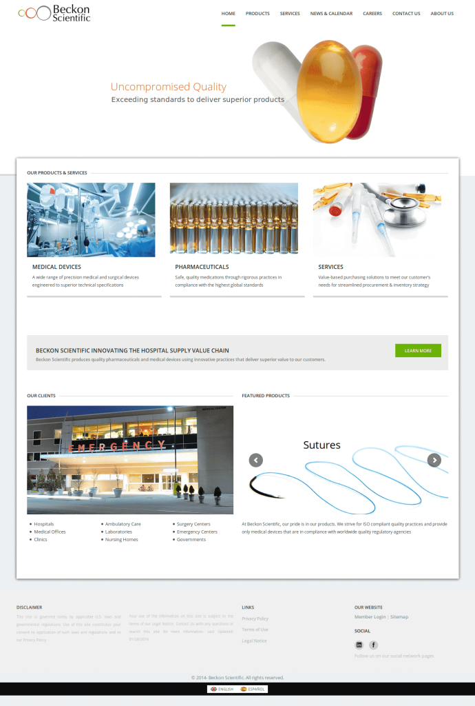 beckon scientific frontpage