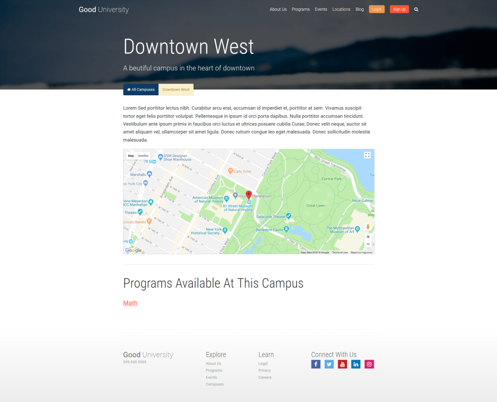 Downtown West Campus Campus Screenshot