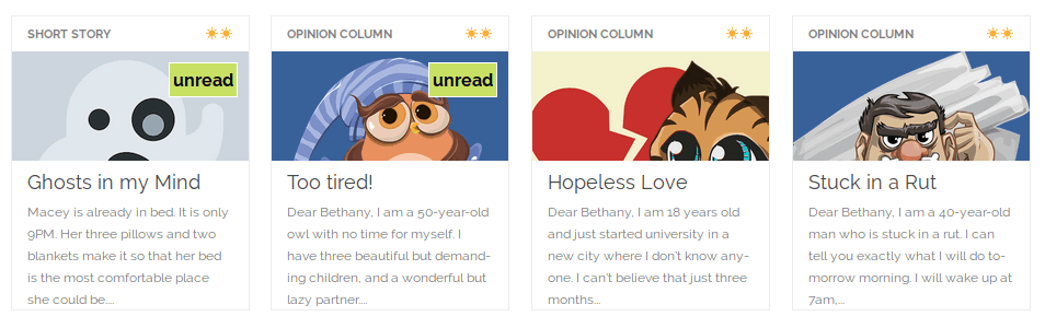 Unread Related Lessons Tracker