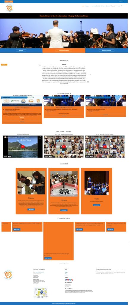 South Florida Youth Symphony Homepage